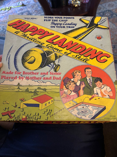 Transogram happy landing - landing, gold