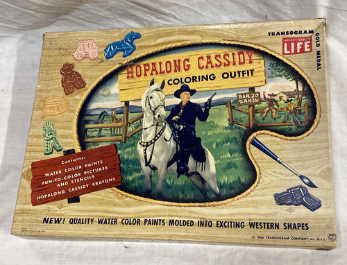 Huge 1950s hopalong cassidy - huge,